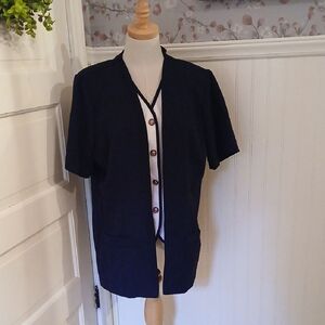 Alfred Dunner Dark Blue Shirt